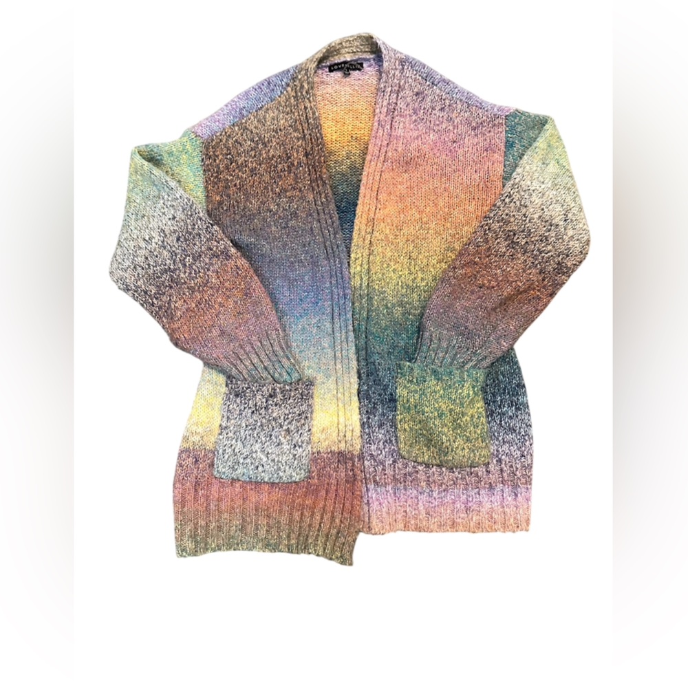 Multicolor Gradient Cardigan